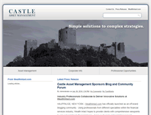 Tablet Screenshot of castleasset.com
